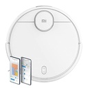 Robot aspirator Xiaomi Mi Robot Vacuum-Mop 2S (putere de aspirare 2200Pa, senzori LDS, recipient de praf de 300 ml, rezervor de apă de 200 ml, aplicație Mi Home, Alexa, Asistent Google) alb