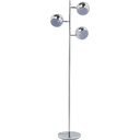 Lampă de podea Kare Design Calotta Chrome, lampadare moderne cu design retro, argintiu (H/L/D) 151x40x25,5cm