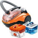 THOMAS CYCLOON HYBRID Family & Pets - Aspirator pentru părul animalelor de companie împotriva părului și mirosurilor de companie, portocaliu/negru