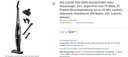 Aspirator fără fir AEG CLEAN ÖKO 6000 AS62B25OKO, 2 în 1, plăcut silențios 79 dB(A), 47% material reciclat, timp de funcționare de până la 55 de minute, automat, de sine stătător, toate podelele, inclusiv accesoriile, negru