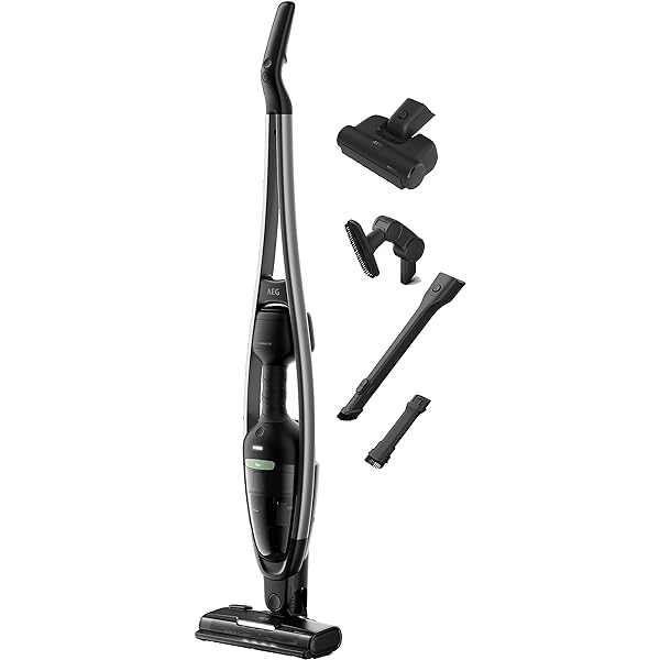 Aspirator fără fir AEG CLEAN ÖKO 6000 AS62B25OKO, 2 în 1, plăcut silențios 79 dB(A), 47% material reciclat, timp de funcționare de până la 55 de minute, automat, de sine stătător, toate podelele, inclusiv accesoriile, negru