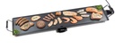 Gratar electric de masa Bestron, placa gratar plancha/teppanyaki XL cu invelis antiaderent, distractie la gratar pentru pana la 6 persoane, suprafata gratar extra lunga, 1.800 wati, culoare; Negru