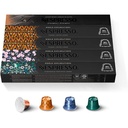 Amazon Basics Cutie cu 1 sertar pentru depozitarea capsulelor de cafea Nespresso Originalline, plastic, capacitate: 50 capsule, capacitate de incarcare 4,5 kg, negru