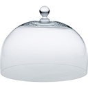 Farfurie rotunda de tort Birkmann Premium Baking cu baza in stil vintage, din ceramica cu decoratiuni, alb lucios, lucrata manual, marimea M, Ø 30 cm, inaltime 15 cm, 441422