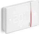 Termostat Bticino XW8002E cu WiFi, New Smarther2 cu Netatmo, alb, control temperatura (rece si cald), telecomanda, instalare, 2 linii