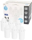 DAFI cartușe universale pentru filtru de apă filtru de apă, plastic, alb, 6 bucăți (pachet de 1), 6