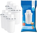 DAFI cartușe universale pentru filtru de apă filtru de apă, plastic, alb, 6 bucăți (pachet de 1), 6
