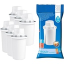 DAFI cartușe universale pentru filtru de apă filtru de apă, plastic, alb, 6 bucăți (pachet de 1), 6