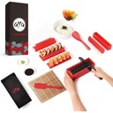 Setul de sushi de la The Kit Company™ | Accesorii și unelte din 15 piese, inclusiv o carte electronică detaliată | Cutit sushi profesional, spatula cu geanta de transport