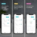 EDUP IN Lumină Ceas deşteptător Lumină de trezire Ceas deşteptător inteligent Simulează răsăritul Difuzor Bluetooth Control APP 4 Ceasuri cu alarmă Amânare 16 milioane de lumină de noapte 7 tonuri naturale Conexiune USB reglabil Adaptor radio Alb