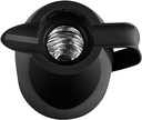 Emsa 517009 ulcior vidat Mambo | 1,5 litri | Închidere rapidă cu vârf | 100% strâns | Se pastreaza cald timp de 12 ore / rece timp de 24 de ore Negru lucios