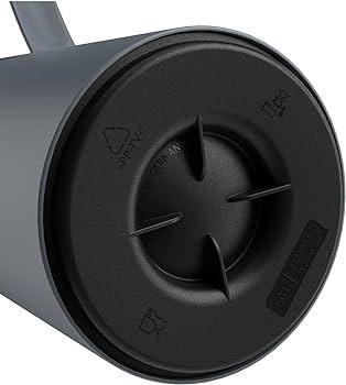 Emsa N41702 ulcior cu vid Motiva | 1 litru | Închidere rapidă | 12 ore cald, 24 ore rece | Balon de sticlă | Fabricat în Germania | Design nordic | Vin rosu