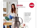 Emsa Samba ulcior vacuum 505490 | 1 litru | Închidere cu apăsare rapidă | 100% strâns | 12 ore cald, 24 ore rece | Vinete Translucide