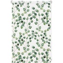 Jaluză GARDINIA fără găurire, pentru prindere, opac, ecran de intimitate, protecție împotriva orbirii, inclusiv toate piesele de asamblare, boa cu pene Digiprint, alb/decor, 70 x 150 cm