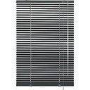 Jaluzele Gardinia din aluminiu fără găurire, pentru prindere, inclusiv suporturi de prindere, ecran de intimitate, protecție la lumină, protecție împotriva orbirii, jaluzele din aluminiu, ardezie, 100 x 130 cm