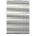 Jaluzele Gardinia din aluminiu fără găurire, pentru prindere, inclusiv suporturi de prindere, ecran de intimitate, protecție la lumină, protecție împotriva orbirii, jaluzele din aluminiu, argintiu, 55 x 130 cm