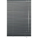 Jaluzele Gardinia din aluminiu fără găurire, pentru prindere, inclusiv suporturi de prindere, ecran de intimitate, protecție la lumină, protecție împotriva orbirii, jaluzele din aluminiu, argintiu, 55 x 130 cm