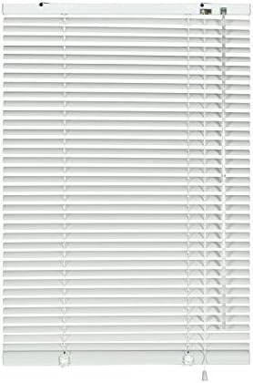 Jaluzele Gardinia din aluminiu fără găurire, pentru prindere, inclusiv suporturi de prindere, ecran de intimitate, protecție la lumină, protecție împotriva orbirii, jaluzele din aluminiu, argintiu, 55 x 130 cm