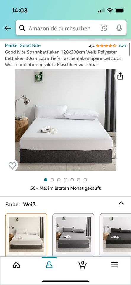 Cearşaf de pat Good Nite 120x200cm Cearşaf de pat poliester gri 30cm Cearşaf de buzunare extra adânc Cearşaf moale şi respirabil Lavabil la maşină
