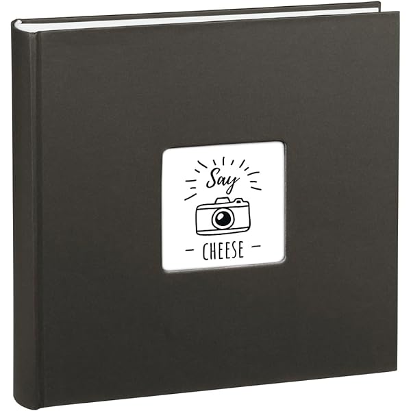 Album foto Hama Jumbo 30x30 cm (carte foto cu 100 de pagini negre, album de nuntă pentru 400 de fotografii, carte de oaspeți pentru autodesign și lipire) alb