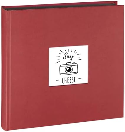Album foto Hama Jumbo 30x30 cm (carte foto cu 100 de pagini negre, album de nuntă pentru 400 de fotografii, carte de oaspeți pentru autodesign și lipire) alb