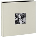 Album foto Hama Jumbo 30x30 cm (carte foto cu 100 de pagini negre, album de nuntă pentru 400 de fotografii, carte de oaspeți pentru autodesign și lipire) alb