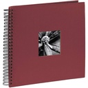 Album foto Hama Jumbo 36x32 cm (album spiralat cu 50 de pagini negre, carte foto cu separatoare din sticla, album pentru lipire si proiectare) albastru