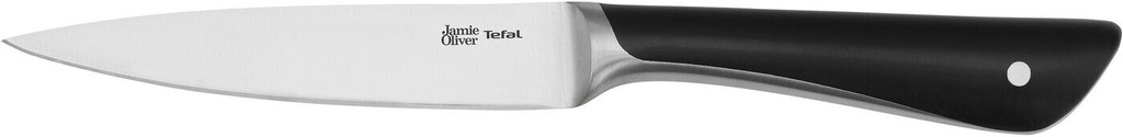 Cuțit universal Jamie Oliver by Tefal K26709 12 cm | performanță mare de tăiere | design distinctiv | Lame rezistente si de lunga durata | Oțel inoxidabil/negru