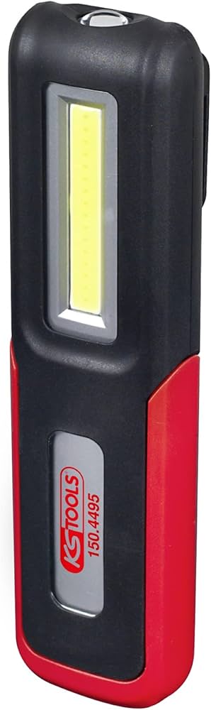 KS Tools 150.4495 Lampă de mână pentru atelier mobil | îndoit | LED COB de 3 wați