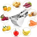 Presă de cartofi, Presă de cartofi Sopito, din oțel inoxidabil, pentru alimente pentru copii, pentru fructe și legume, pentru piure de cartofi cremos și pufos și rețete alimentare