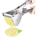 Presă de cartofi, Presă de cartofi Sopito, din oțel inoxidabil, pentru alimente pentru copii, pentru fructe și legume, pentru piure de cartofi cremos și pufos și rețete alimentare