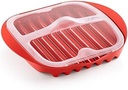 Lékué Cuptor cu microunde Bacon, putregai, 28,2 x 6 x 24,9 cm