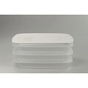Mepal - Recipient frigider pentru mic dejun Duo Omnia - Recipiente pentru depozitarea alimentelor cu 2 straturi - Cutie de depozitare mezeluri si branza - Depozitare si organizare in bucatarie - 500 ml & 1200 ml - Negru