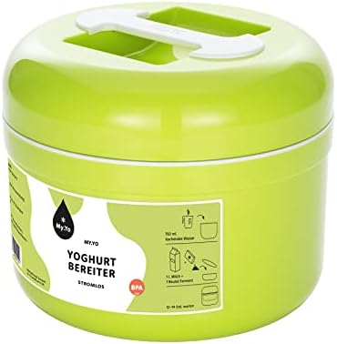 My.Yo - aparat de iaurt fără electricitate | Culoare var | Incl. 2 pungi de fermenti organici