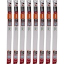 Tub LED OSRAM Substitube Pure cu bază G13, lungime: 0,6 metri, alb cald (2700K), 6,6W, înlocuitor pentru tuburile fluorescente clasice de 18W, pachet de 8
