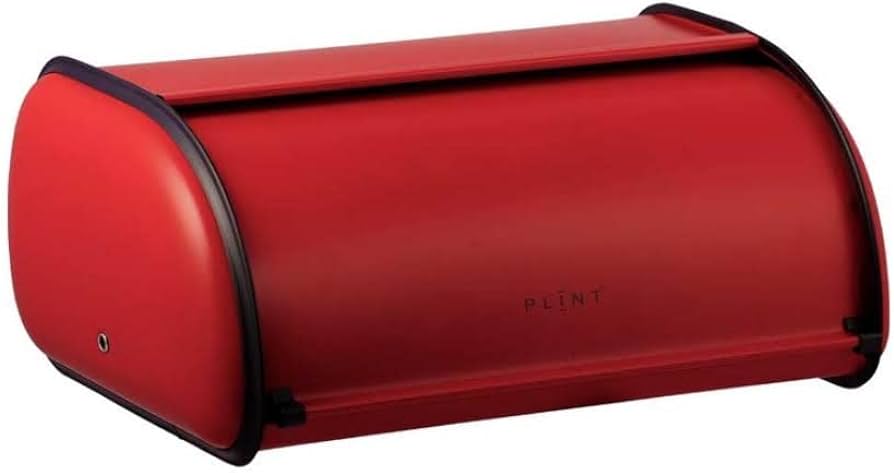 PLINT Cutie de pâine cu corp din oțel inoxidabil Coș metalic de depozitare pentru casă pentru blat de bucătărie, Coș de pâine foarte mare cu membru glisant, Suport pentru cutie de pâine cu membru, Recipient de depozitare pentru panificație, Culoare neagră