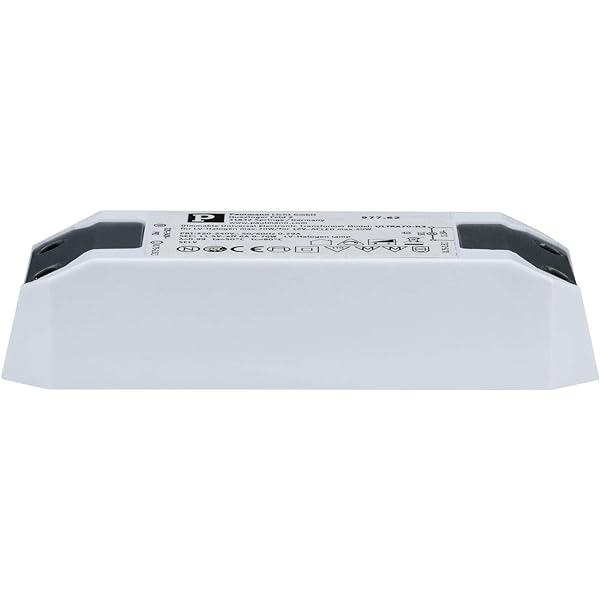 Paulmann 97762 Transformator Transformator electronic Halogen + LED Driver 0-50 Watt Balast alb Pachet de 1