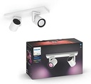 Philips Hue White Ambiance GU10 pachet de trei 3x350lm, reglabil, toate nuanțele de alb, controlabil prin aplicație, compatibil cu Amazon Alexa (Echo, Echo Dot)