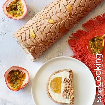 ScrapCooking - Formă instantanee din silicon 3D - Formă pentru prăjituri 25 x 8 x 8 cm - Calitate Profesională - Formă pentru Coacerea Desert Patiserie - Albă - 2893