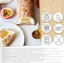 ScrapCooking - Formă instantanee din silicon 3D - Formă pentru prăjituri 25 x 8 x 8 cm - Calitate Profesională - Formă pentru Coacerea Desert Patiserie - Albă - 2893