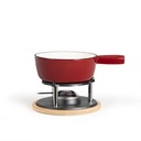 Set fondue 6 furculite alb - men390