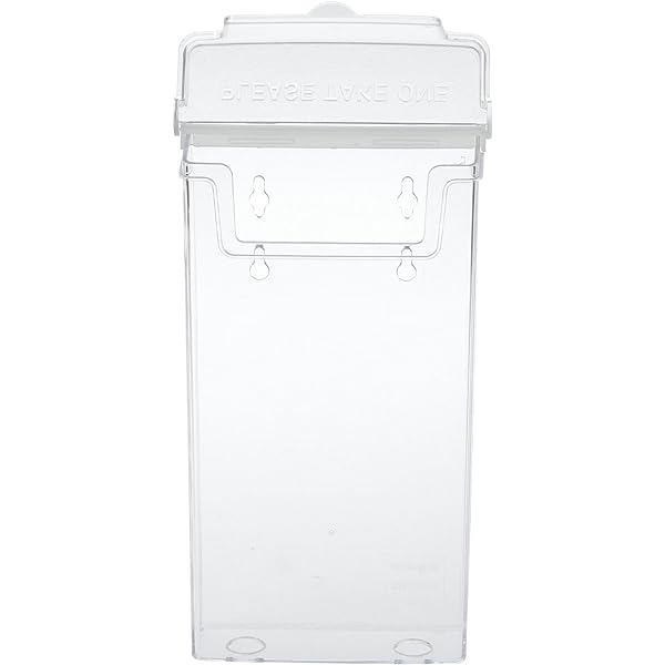 Suport pentru broșuri TAYMAR DIN A5, cutie pentru broșuri cu capac, rezistent la intemperii (potrivit și pentru utilizare în exterior)