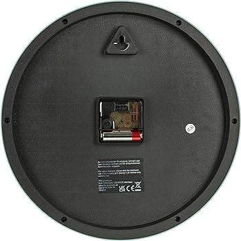 Ceas de perete pentru copii TFA Dostmann LITTLE ANIMALS cu motive animale, mișcare liniștită, ideal pentru camera copiilor, plastic, albastru deschis, ((L) 309 x (L) 44 x (H) 309 mm