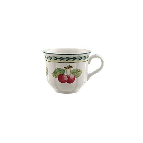 Villeroy & Boch – Cana de cafea French Garden Fleurence, ceașcă într-un design fermecător de casă de țară din porțelan premium, 300 ml