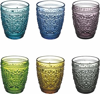 Villa d'Este Home Tivoli 5907719 Kora Light/Imperial Set 6 pahare de apa 295 ml din sticla, lejer