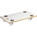Ajutor de transport Wagner MM 1319 I 57,5 x 30 x 10 cm - capacitate de incarcare 200 kg - acoperire speciala I tampoane anti-alunecare I cea mai buna mobilitate I usor de curatat I durabil si robust - 20131901