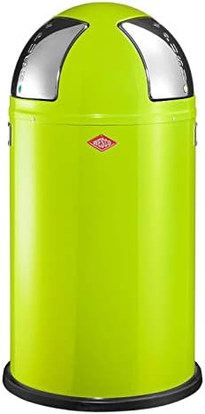 Wesco Push Two Tretabfalleimer, Edelstahl, 40 x 40 x 77,5 cm