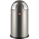 Wesco Push Two Tretabfalleimer, Edelstahl, 40 x 40 x 77,5 cm
