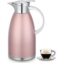 Balon termos Yitriden de 2,3 litri din oțel inoxidabil, oală de cafea cu izolație în vid cu pereți dubli, ceainic termic de înaltă calitate pentru cafea, lapte, ceai, băuturi