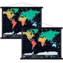 Rama Poza Ywlake B0, Rama Poster, 140 x 100 cm, 140 x 70 cm, 140 x 50 cm, Lemn magnetic, natural, pentru postere, rame magnetice, pentru agatat (140 cm, negru)